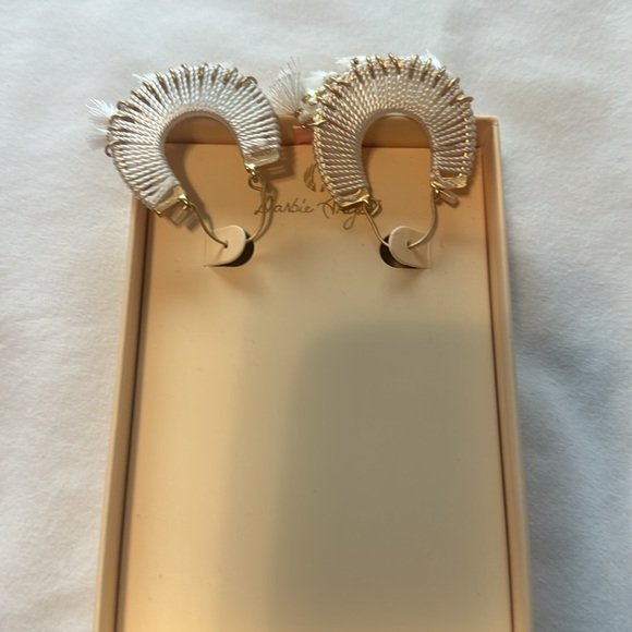 Tassel Hoop Earrings - Picture 2 of 2